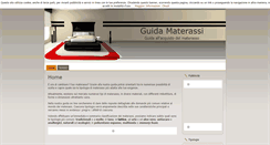 Desktop Screenshot of materassiguida.it