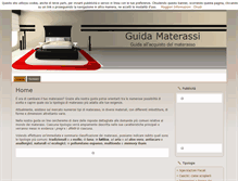 Tablet Screenshot of materassiguida.it